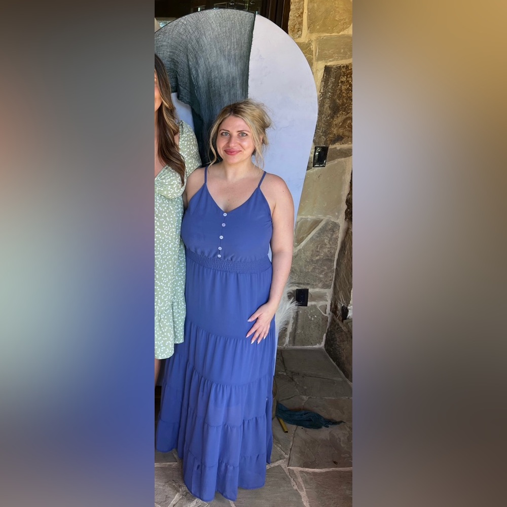 Blue Maxi Dress 🦋Large